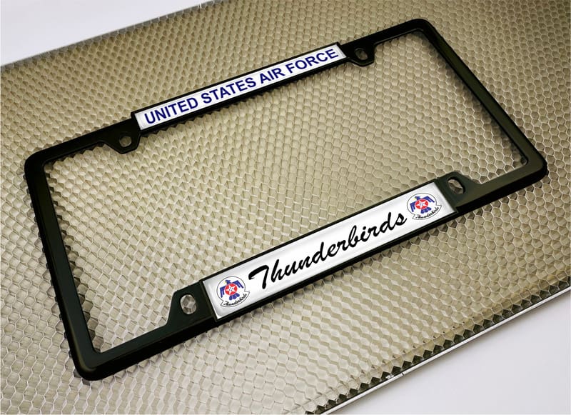 U.S. Air Force Thunderbirds - Car Metal License Plate Frame